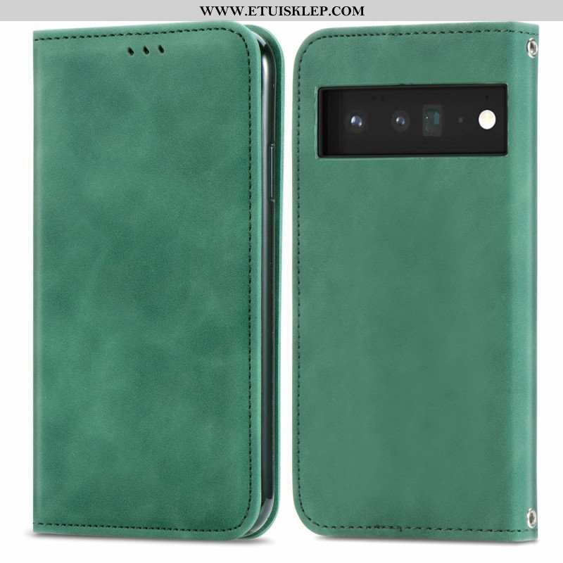 Etui Na Telefon do Google Pixel 6 Etui Folio Dotykowy Design W Stylu Vintage